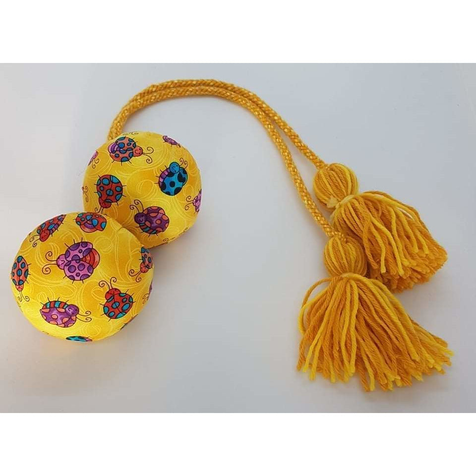 Tuwaenga (25cm) Pair of Poi with Plastic and Fabric