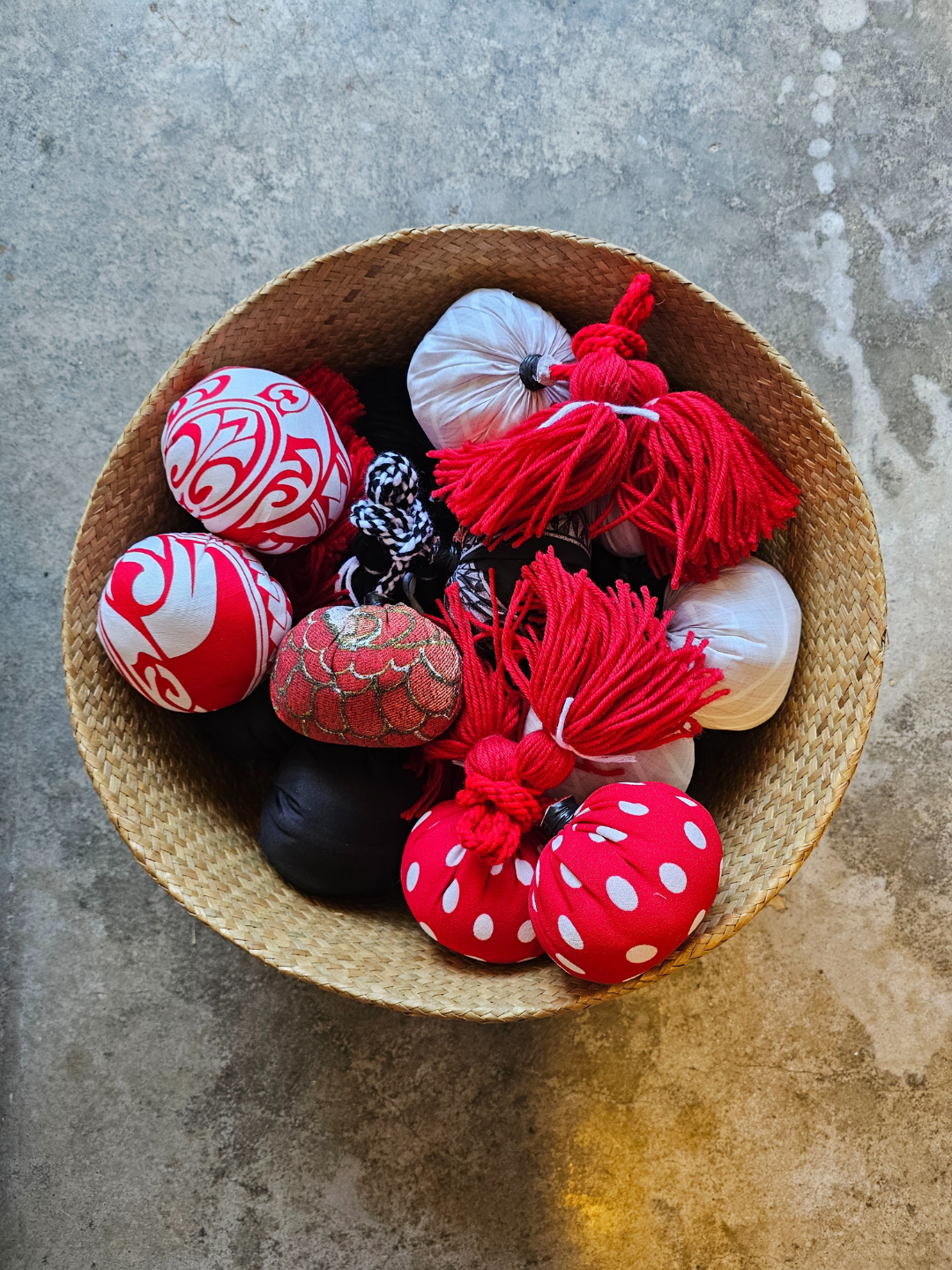 Pair of Poi with Fabric Heads