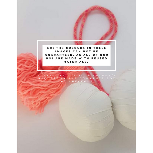 Tūwaenga (25cm) Pair of Poi with Plastic Head